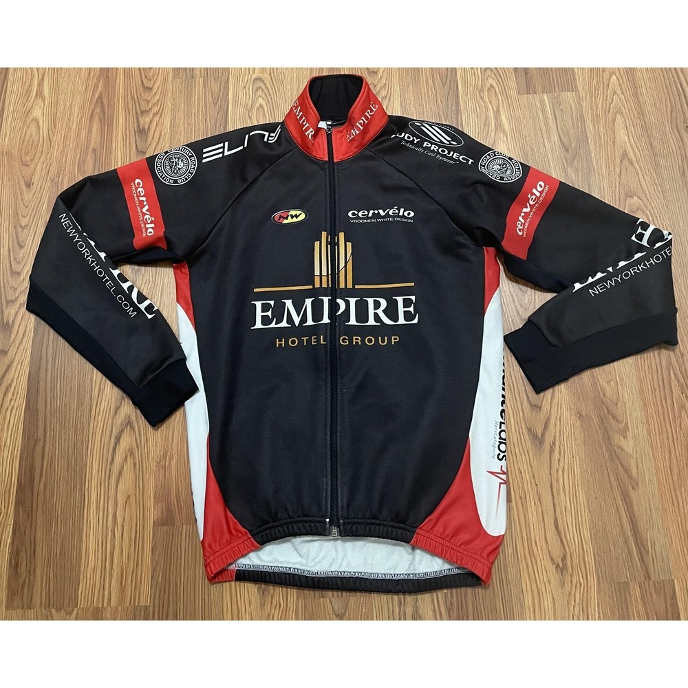Northwave Cycling Jacket Mens Medium Empire Team Cervelo Softshell Full Zip
